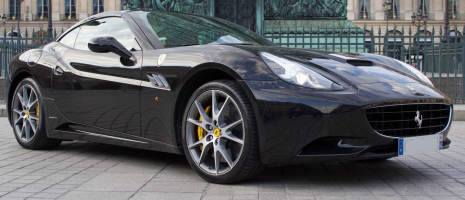 Louer une Ferrari California à Paris